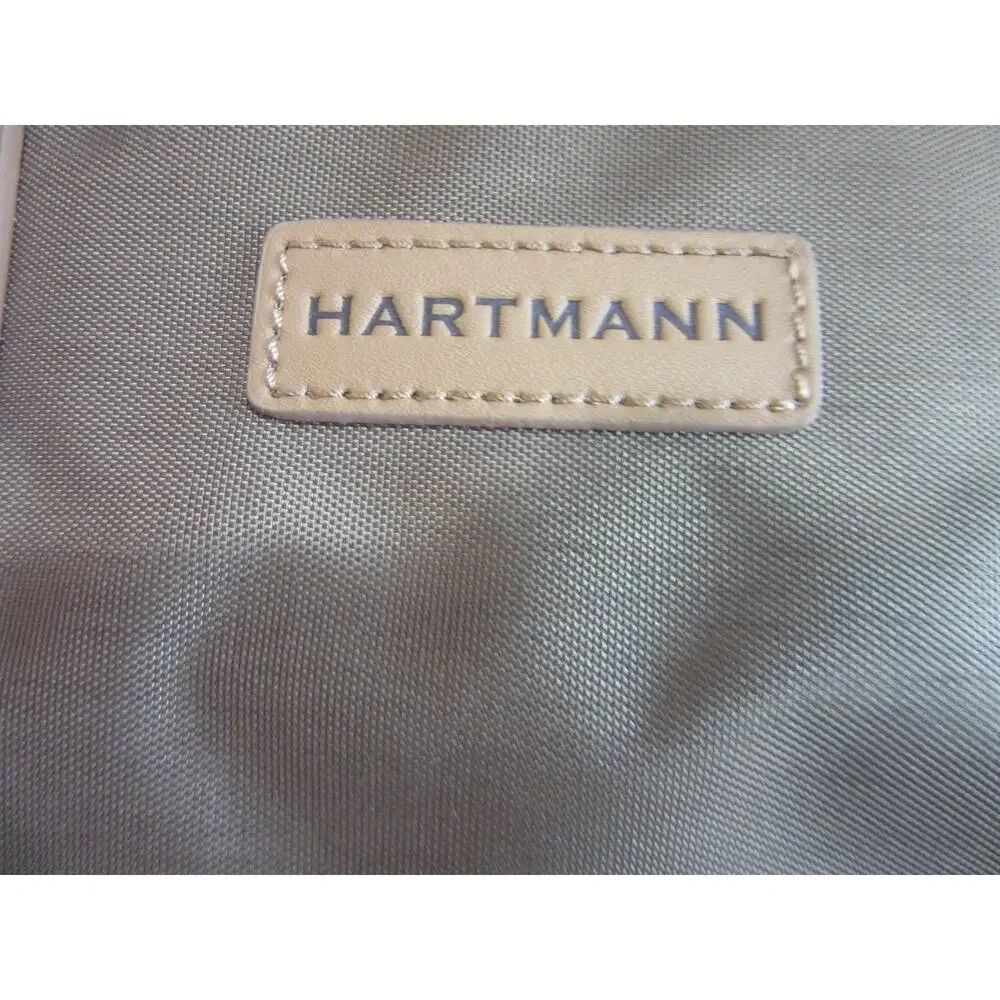 HARTMANN Day Tote Shopper Leather Strap and Trim Nylon Packcloth New